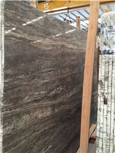 Iran Silver Travertine, Slabs or Tiles, for Wall or Flooring Coverage, Countertop, Panel or Etc.