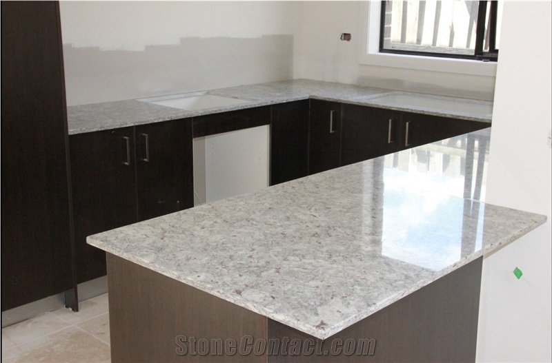 Pearl White Granite Slab Or Tiles Or Cut To Size 2 Cm Thick For