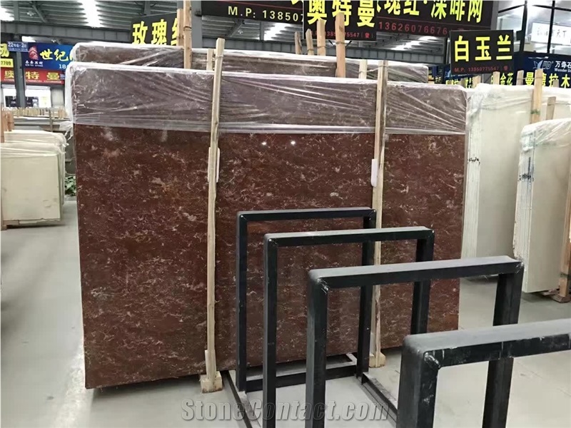 Rosa Imperial Marble, Rose Red Marble, Slabs or Tiles, for Wall or Flooring Coverage