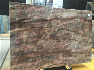 Smoky Red Marble Slabs or Tiles, for Wall, Countertop, Floor Coverage