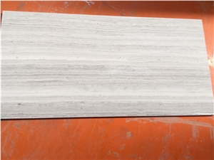 White Serpeggiante Marble, White Wooden Marble, China White Wooden, Slabs or Tiles or Cut to Size, for Wall or Flooring Coverage Decorat, Cheap But with High Quality