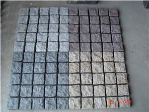Cube Stone, Beautiful Cube Stone, Popular Chinese Cube Stone, Colorful Cube Stone, Paving Sets, Flooring Covering, Exterior Pattern, Circular Sector Paving, Colorful Paving Set