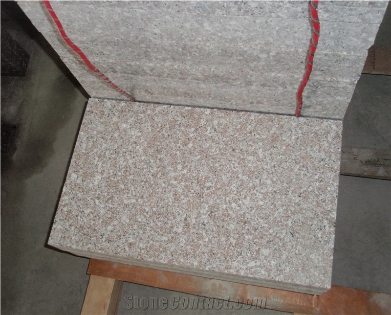 G648 Granite Tile, Zhangpu Red Granite Tile, Popular Chinese Granite Tiles, Bush Hammered Floor Covering