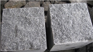 Grey Granite Cubic Stone Cobbles for Driveway Paving, Good Prices Paving Stone, G654 Paving Stone