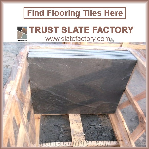 Black Slate Tiles, Grey Slate Tiles, Riven Black Slate