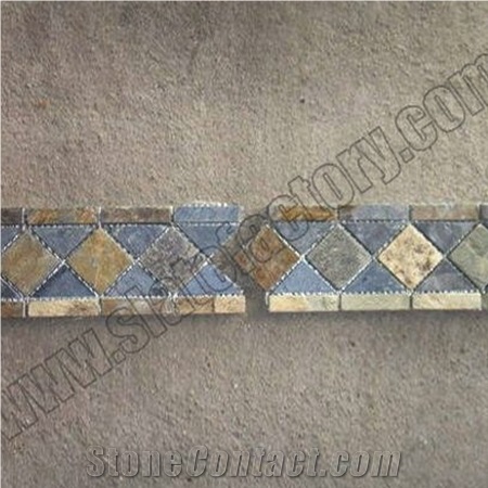 China Rust Slate Mosaic
