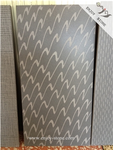 China Grey Basalt Tiles/ 3D Print