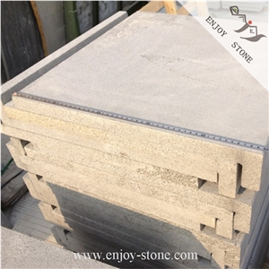 Sawn Basalt Swimming Pool Coping Tiles Dropface