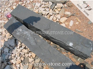 ZP Black Basalt Palisade, Zhangpu Black Basalt Cleft Natural Split Palisade/Column/Pillars