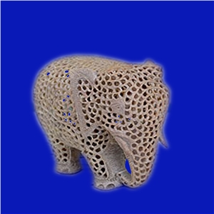 Carved Soapstone Elephant