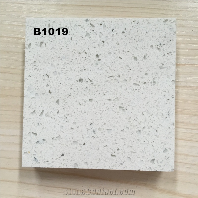 Multicolor Series and Shining Series Quartz Stone 2cm and 3cm Available for American Kitchen Countertops Thickness 2cm or 3cm with High Gloss and Hardness