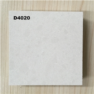 White Color Quartz Stone for Kitchen and Bathroom Used Like Pre-Fabricated Tops Customized Countertop 2cm or 3cm Thick with Scratch Resistant and Stain Resistant