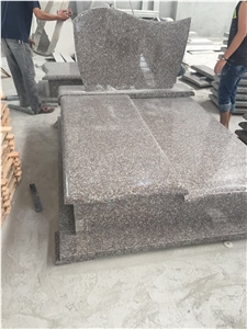 G664 Monuments, Pink Granite Monuments, Red Granite Tombstone