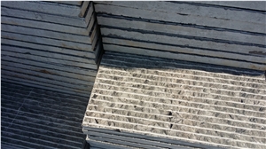 China Yunnan Grooved Blue Stone Paver Tile