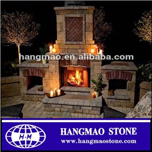 Carving Fireplace, Outdoor Fireplace, Wood Fireplace