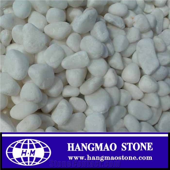 Factory Best Price White Decorative Polished Garden Pebble Stone