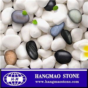 Factory Best Price White Decorative Polished Garden Pebble Stone