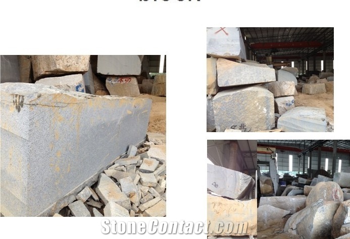 G654 Quarry Granite Blocks Price, China Grey Granite