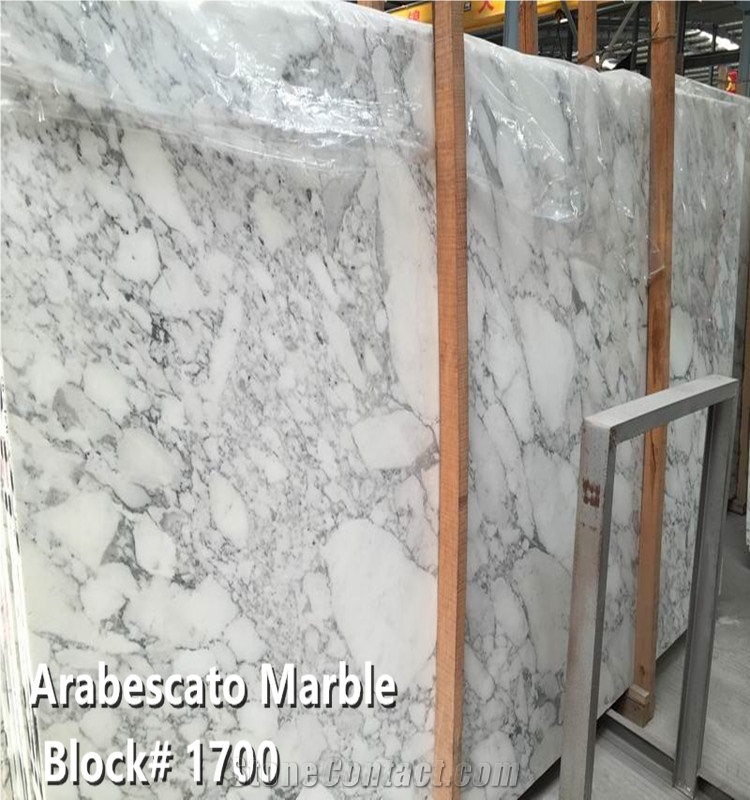 Italy Cheap White Marble Stone Arabescato Vagli Marble 2cm Slabs Price
