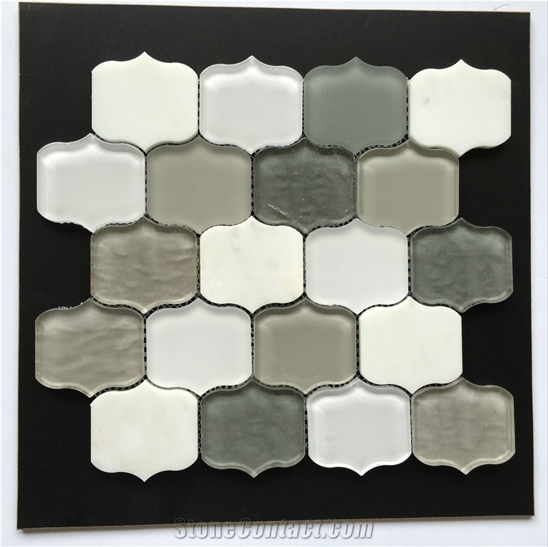 Beautifu Special Good Design Wall Mosaic for Bathroom, China Mix Glass Mosaic