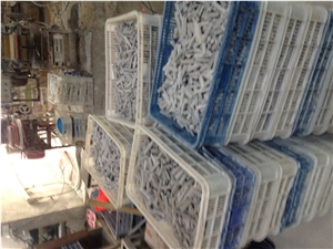 Beige Marble with Glass Mosaic Tile, China Mosaic Factory, White Marble, Aluminum Glass Mosaic
