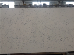 Carrara Quartz for Kitchen Countertio, Bathroom Vanity Top, Wall Tile