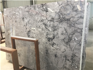 China Grey Polished Marble Tiles & Slabs, for Indoor high-grade adornment,Lavabo,Laminate Panel or Luxury Hotel or Home Floor&Wall Cover,made in China