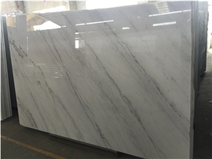 China Guangxi White Polished Marble Slabs&Tiles, for Indoor high-grade adornment,Lavabo,Laminate Panel or Luxury Hotel or Home Floor&Wall Cover,made in China