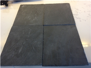 China Xingzi Natural Split Black Slate Stone Tiles and Roofing Covering ,Dark Grey Slate Flooring Produced ,Paving Stone Slate