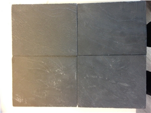 China Xingzi Natural Split Black Slate Stone Tiles and Roofing Covering ,Dark Grey Slate Flooring Produced ,Paving Stone Slate
