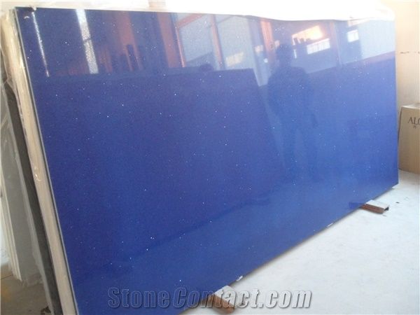 for export d form Quartz Sales, Slab on China Crystal Big Blue Stone