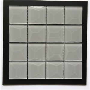 Good Design Cheap Price 3d Glass Mosaic Tile for Flooring Direct from China Factory