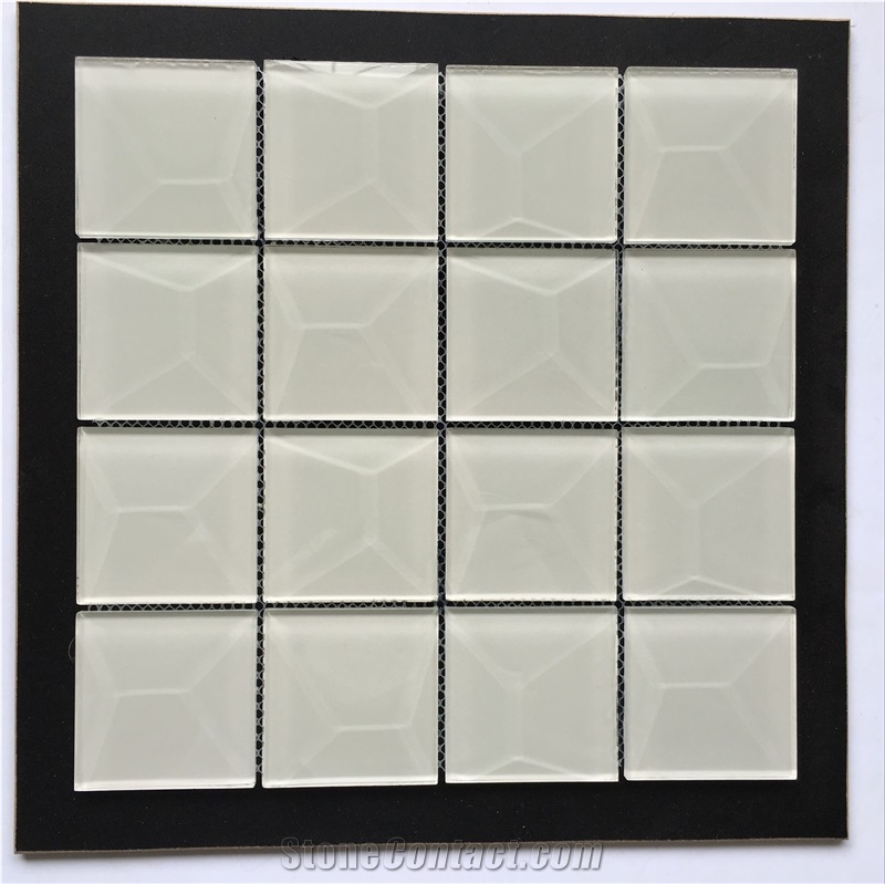 Good Design Cheap Price 3d Glass Mosaic Tile for Flooring Direct from China Factory
