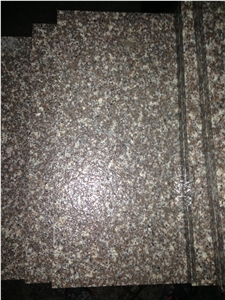 Natural China Popular Cheaper G664 Flamed Granite Stone Tiles ,Bainbook Brown Flamed Granite Cut-To-Size, Luo Yuan Red,Copper Brown,Buby Red for Walling and Flooring ,Violet Red
