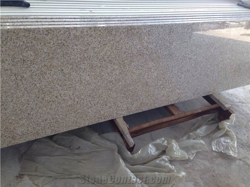 Shandong G682 Granite Kitchen Top, Yellow Granite Countertop, Hot Sell Granite Countertop