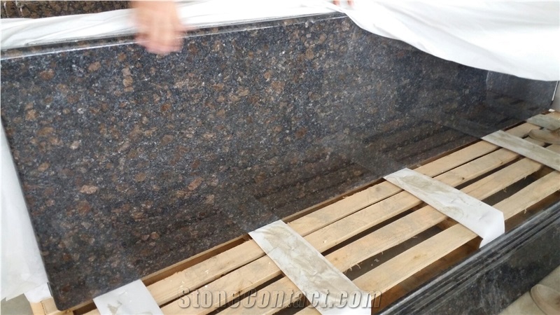 Tan Brown Granite Kitchen Countertop, Hot Sell Granite Top, Brown Kitchen Worktops