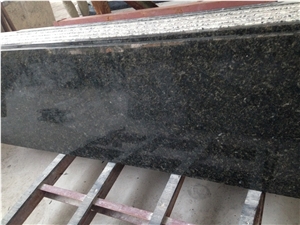 Verde Ubatuba Granite Countertop, Verde Ubatuba Kitchen Top, Dark Brown High Polished Granite on Sales from China Factory