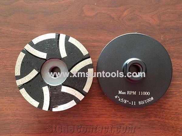 Resin Cup Wheel/Flat Cup Wheel with Water Groove/Diamond Grinding Wheel/Stone Cup Wheel/Diamond Grinding Tools