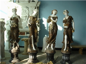 China White Marble Statue, White Marble Statues
