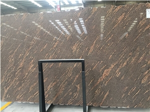 Giallo Califorlia Granite Slabs for Sale, Brazil Brown Granite