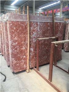 Rose Red Marble Slabs Tiles/Chinese Decoration Marble/Natural Marble Stone Wall Covering Tiles