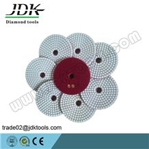 100mm Velcro-Backed Diamond Flexible Polishing Pads for Marble and Granite(C010)