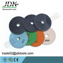 100mm Wet Flexible Granite and Marble Polishing Pads(C004)