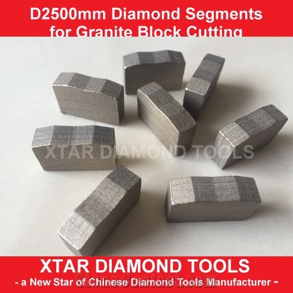 1500 Sqft Production Capacity M Shape Granite Saw Blade Segments for Granite Blocks
