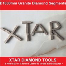 1600mm Granite Block Cutting Segments with Competitive Price