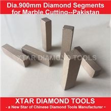900mm Marble Cutting Segments with Good Life and High Efficiency