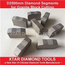 Xtar 2500 Granite Block Cutting Segments for Ruby Red