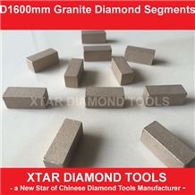 Xtar China Factory Supply Good Life 1600mm Granite Block Cutting Segments