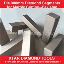 Xtar Free Samples Of 900mm Marble Diamond Cutting Segments for Black and Gold