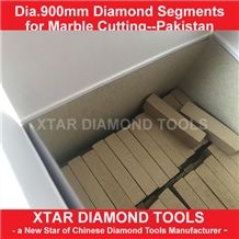 Xtar Guaranteed Quality Of 900mm Stone Cutting Segments for Hard Marble